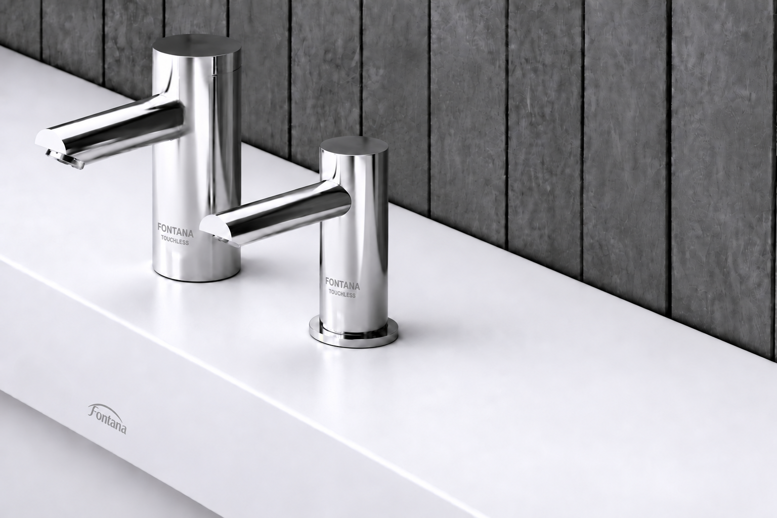 Fontana MultiFeed top-fill soap dispenser system for commercial restrooms