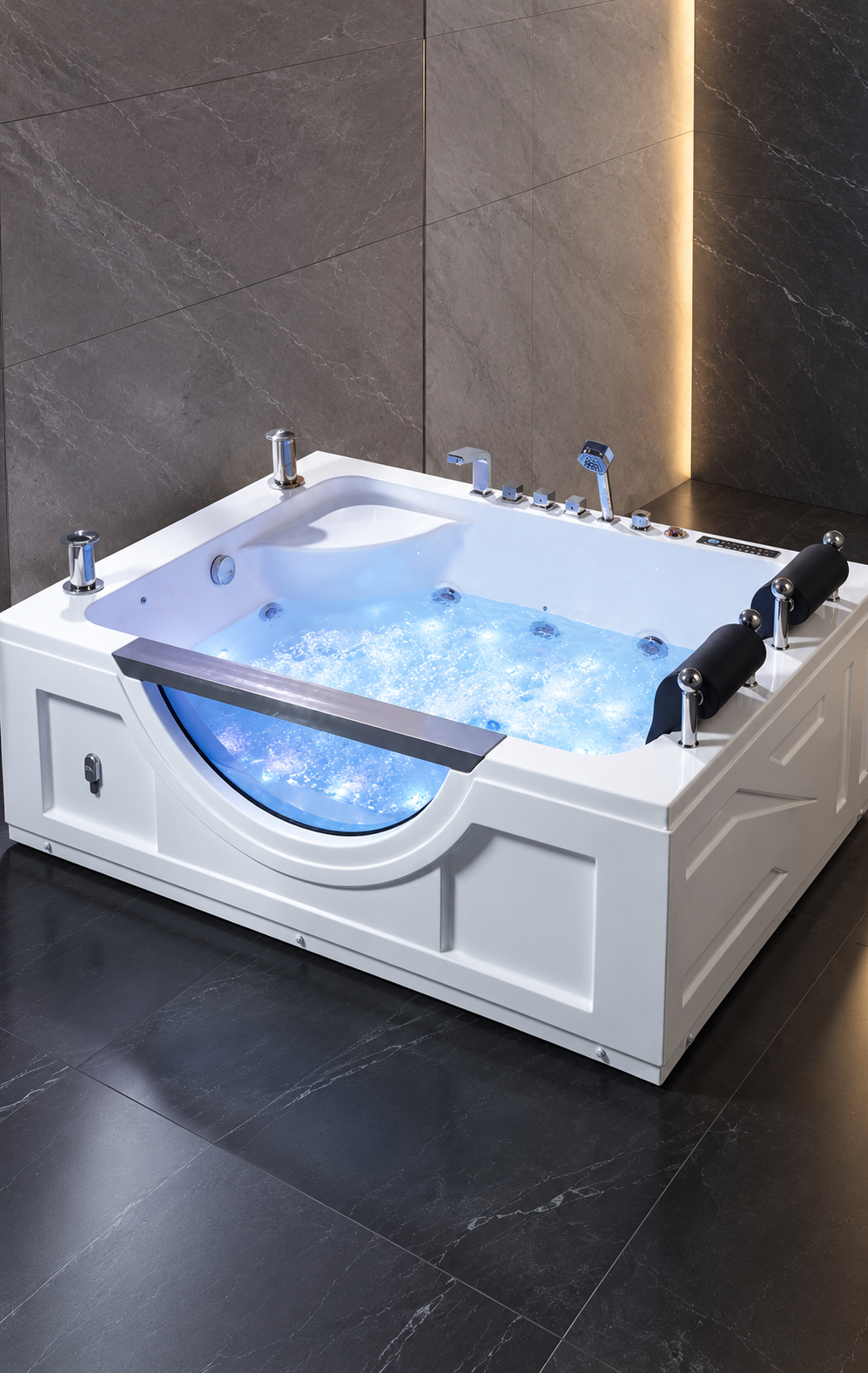 Installed walk-in bathtub concept image for renovation and retrofit coordination (FontanaShowers walk-in tubs topic)