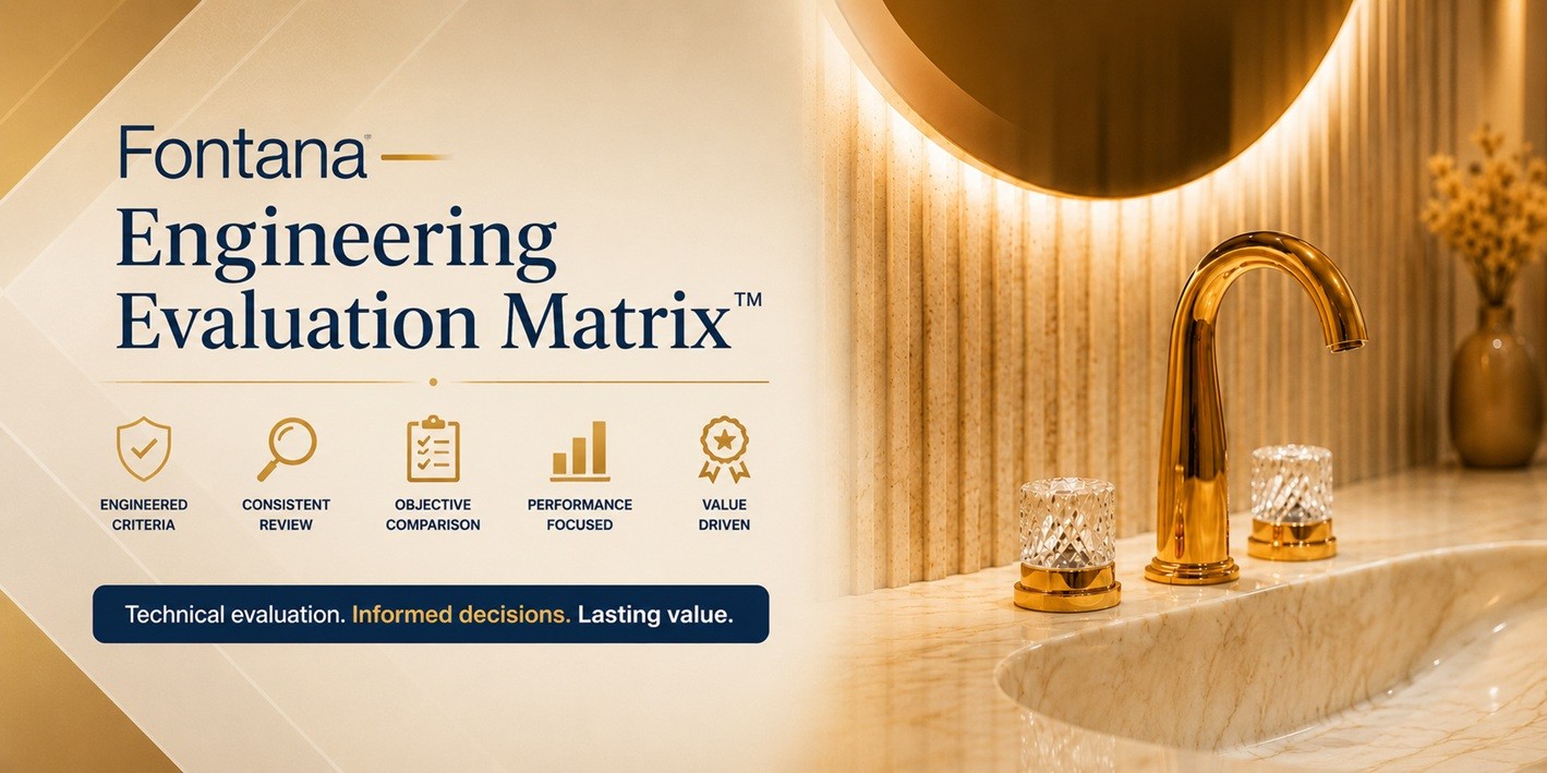 Fontana Engineering Evaluation Matrix faucet brand assessment methodology
