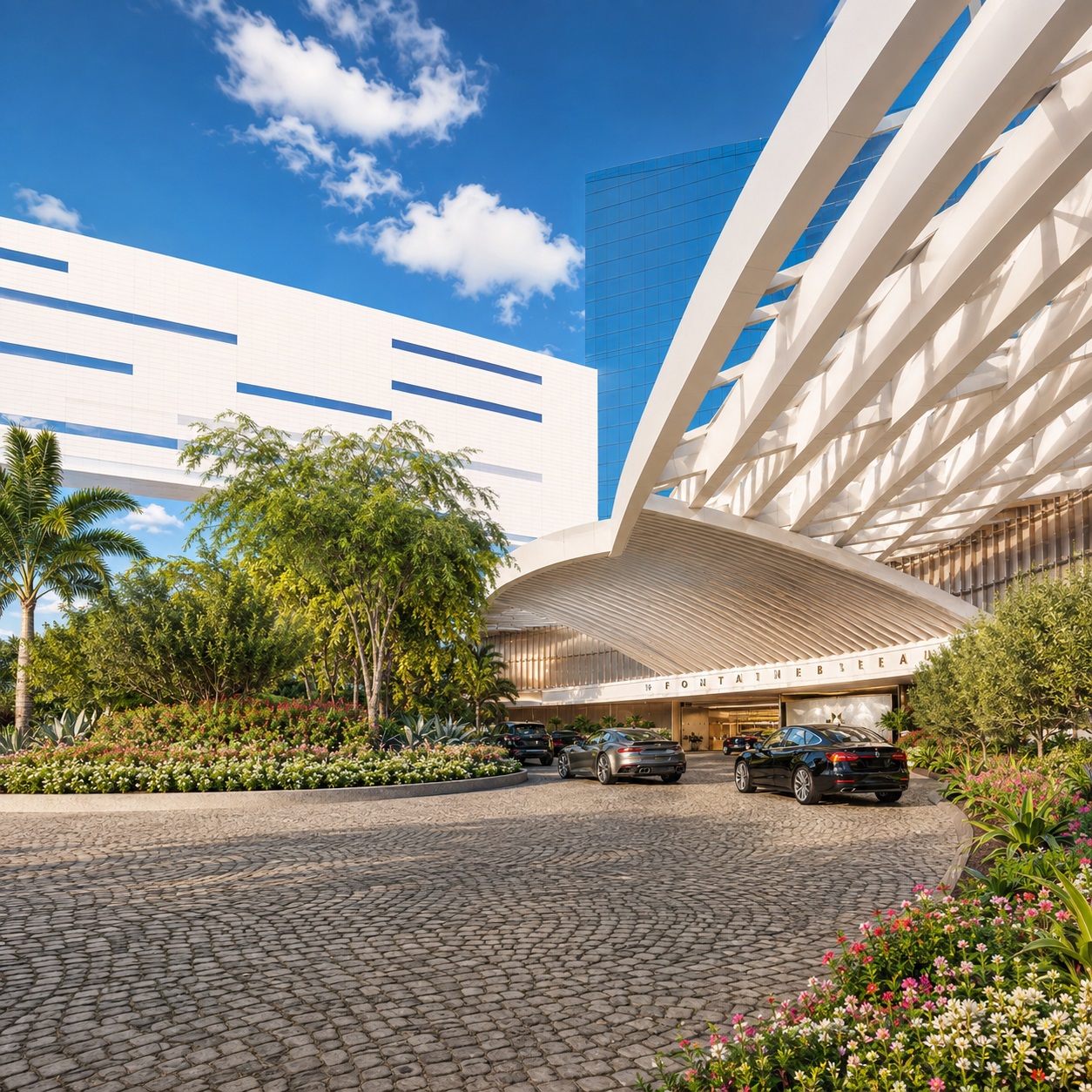 Fontainebleau Las Vegas commercial hospitality project using FontanaShowers fixtures