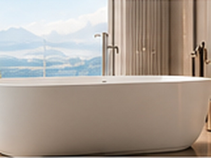 Luxury bathtub 3D visualization