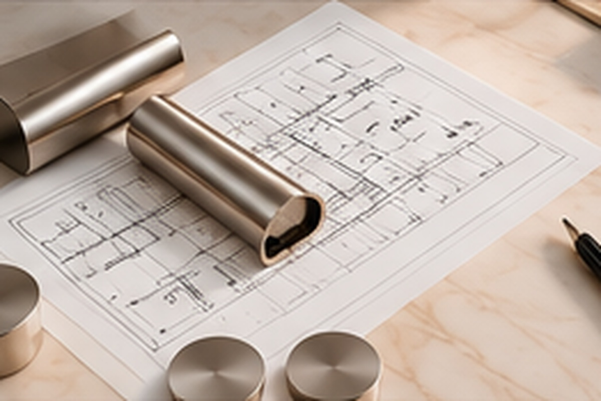 Architectural product rendering planning desk