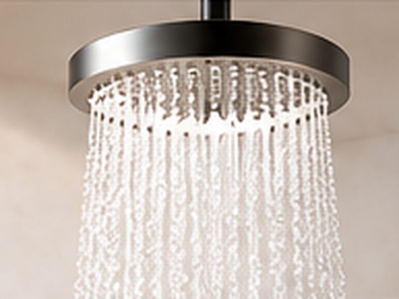 Architectural shower system 3D rendering