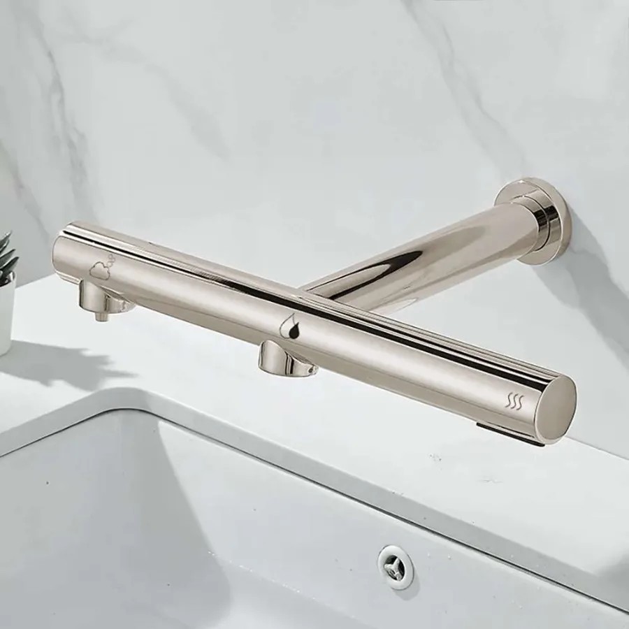 Installed over a vanity