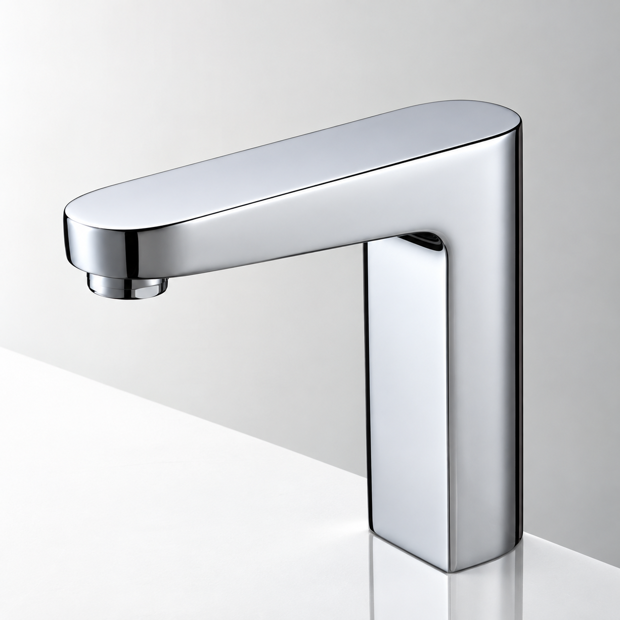 Fontana FS-9564BN brushed nickel touchless automatic sensor sink faucet electrical and power connection diagram showing control box, AC adapter, battery pack, faucet sensor and solenoid valve connections
