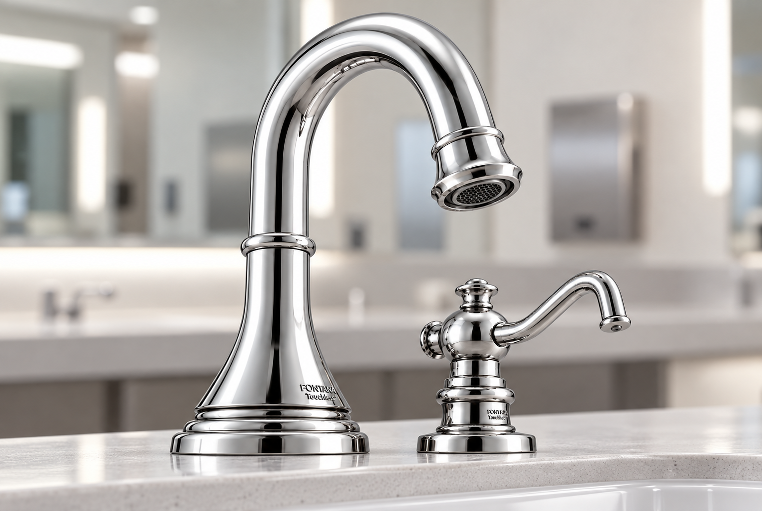 Fontana IntelliWave Chrome automatic faucet and soap dispenser model reference