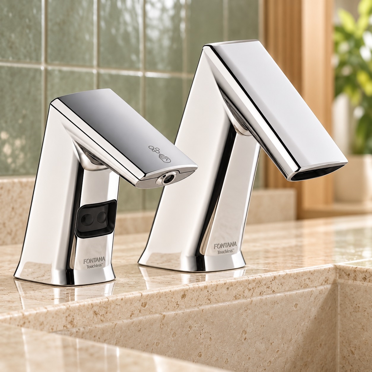 Faucet illustration from the infrared and ToF comparison article
