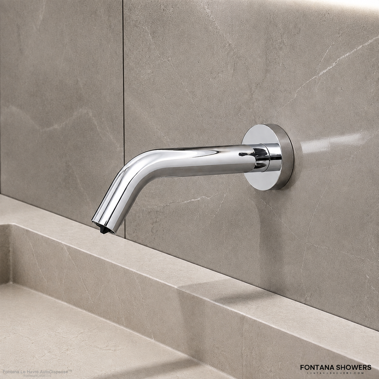 Wall mount automatic soap dispenser for high traffic restrooms
