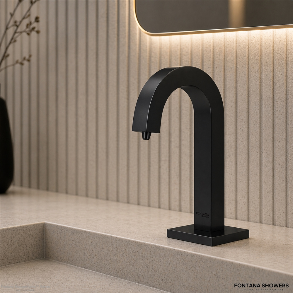 Automatic sensor deck mount liquid soap dispenser