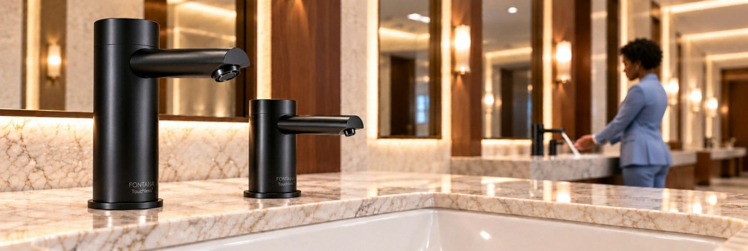 Internal sensor technology diagram relevant to hotel automatic faucet selection