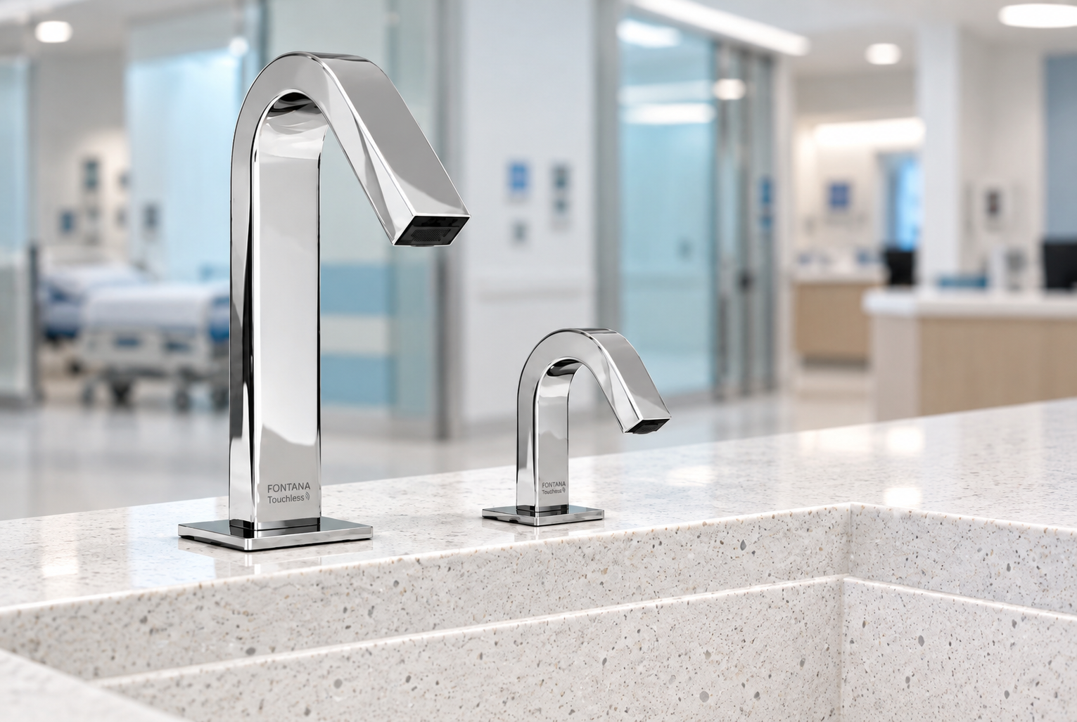 Chrome integrated faucet and dispenser technical reference