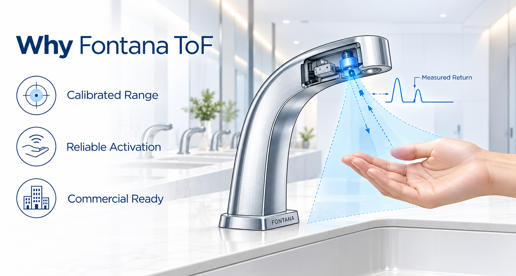 Why Fontana ToF touchless systems