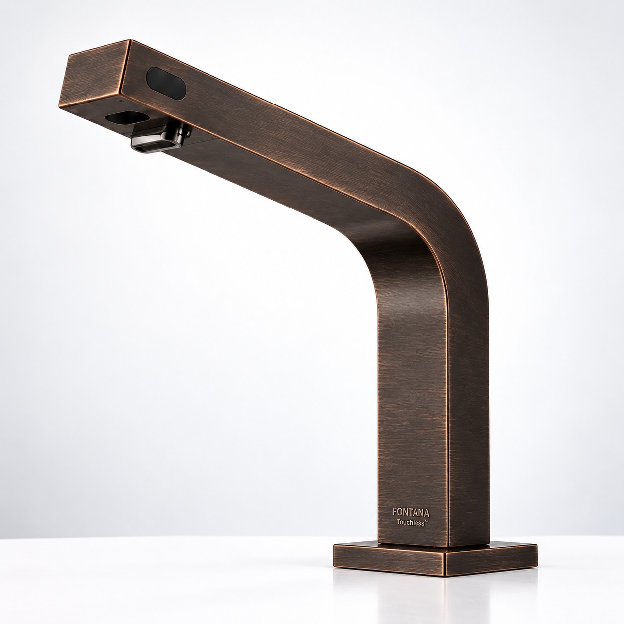 Commercial touchless faucet reference for water-response review
