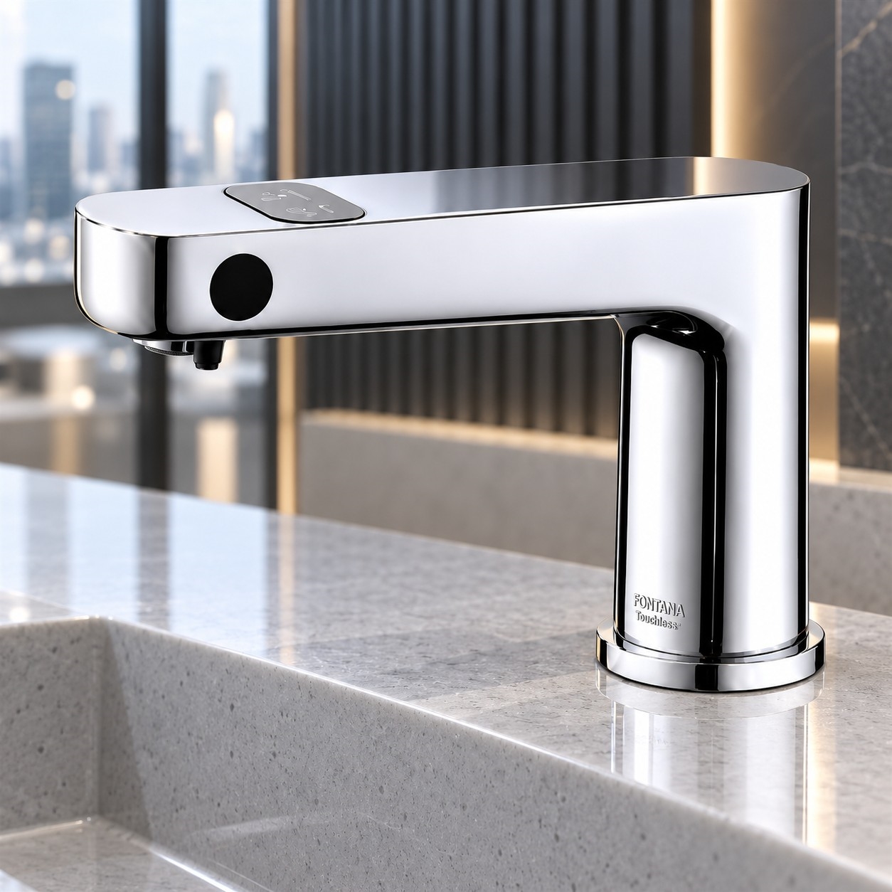 Touchless bathroom faucet collection