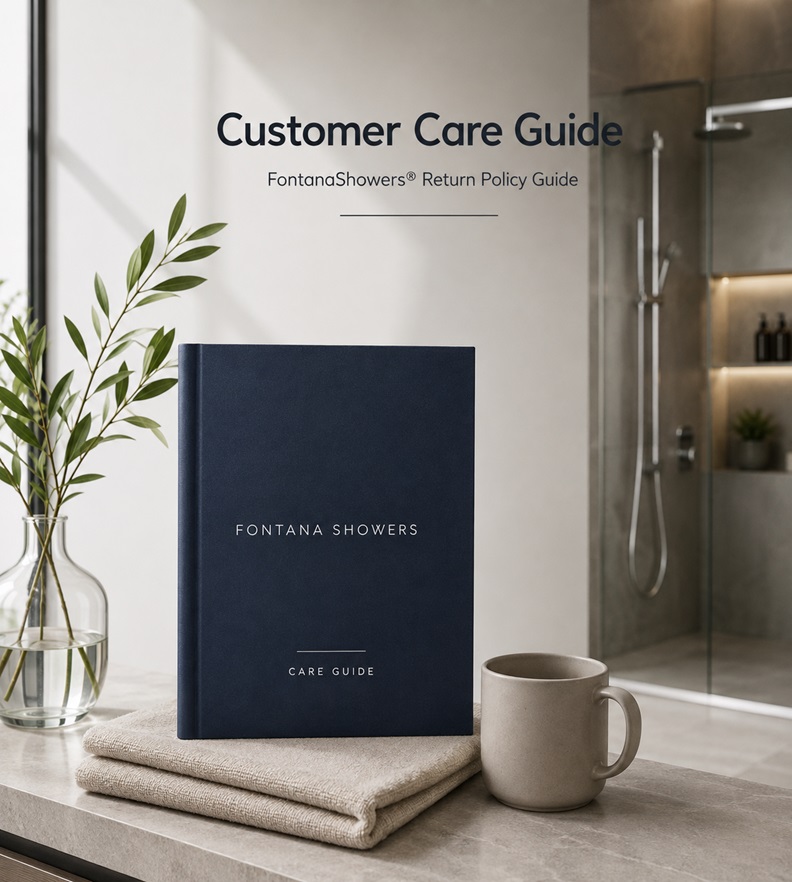 FontanaShowers bathroom fixture package prepared for delivery inspection and customer support