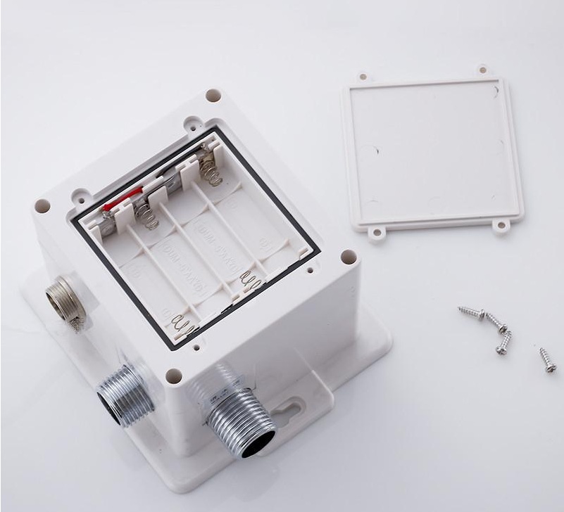 Electronic control board and solenoid valve components used in touchless faucet systems