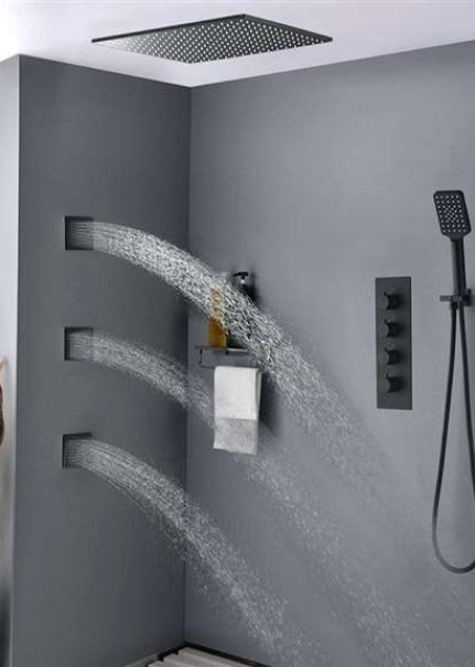 Luxury-Black-shower-set