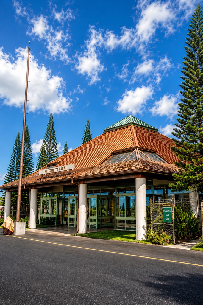 Lanai Airport Hawaii FontanaShowers commercial airport restroom project