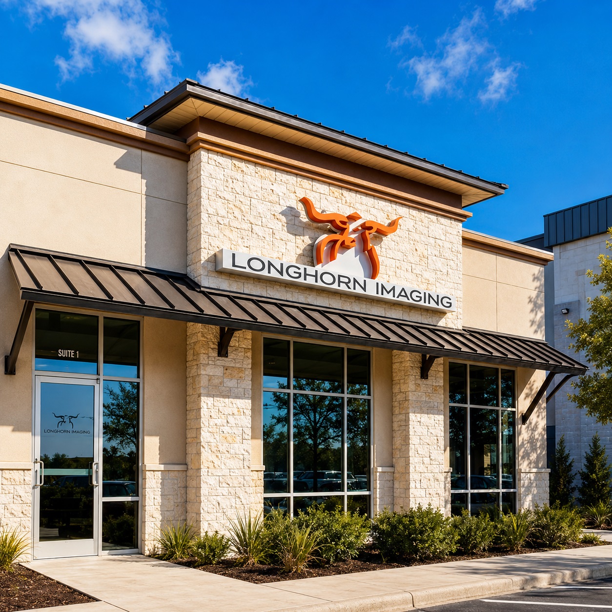 Longhorn Imaging commercial healthcare touchless restroom project using FontanaShowers fixtures