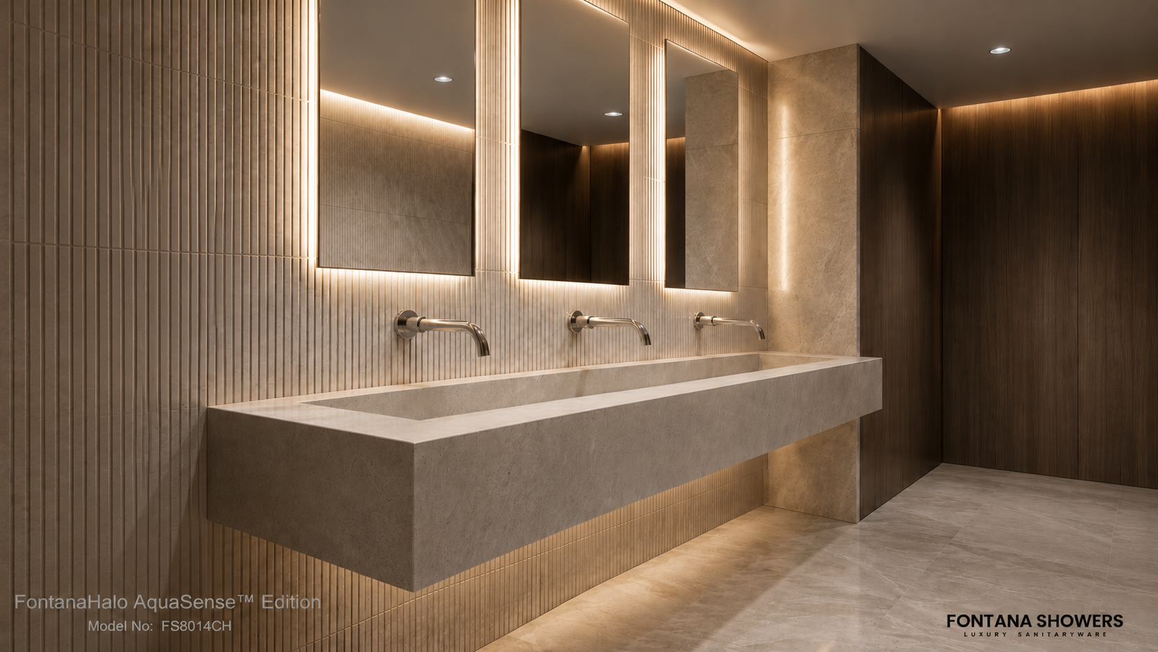 Fontana Antique Edition Chrome Architectural Design Touchless Faucet for Grand Hotel restroom specification