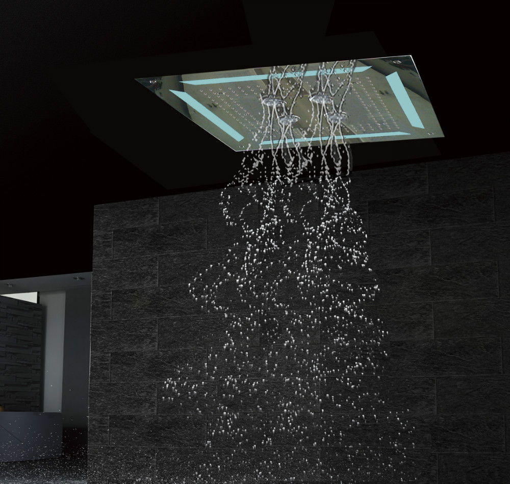 Shop Fontana Lima Luxury Led Embedded Ceiling Shower Head 4