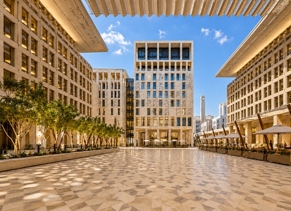 Mandarin Oriental Doha luxury hospitality project using FontanaShowers commercial fixtures