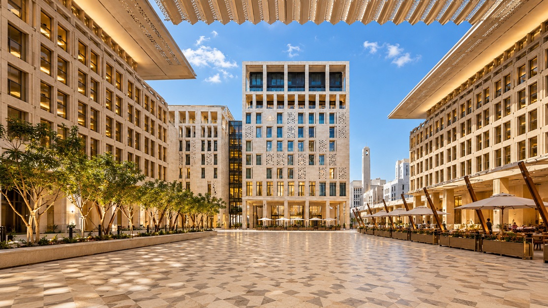 Mandarin Oriental Doha luxury hospitality project using FontanaShowers commercial fixtures