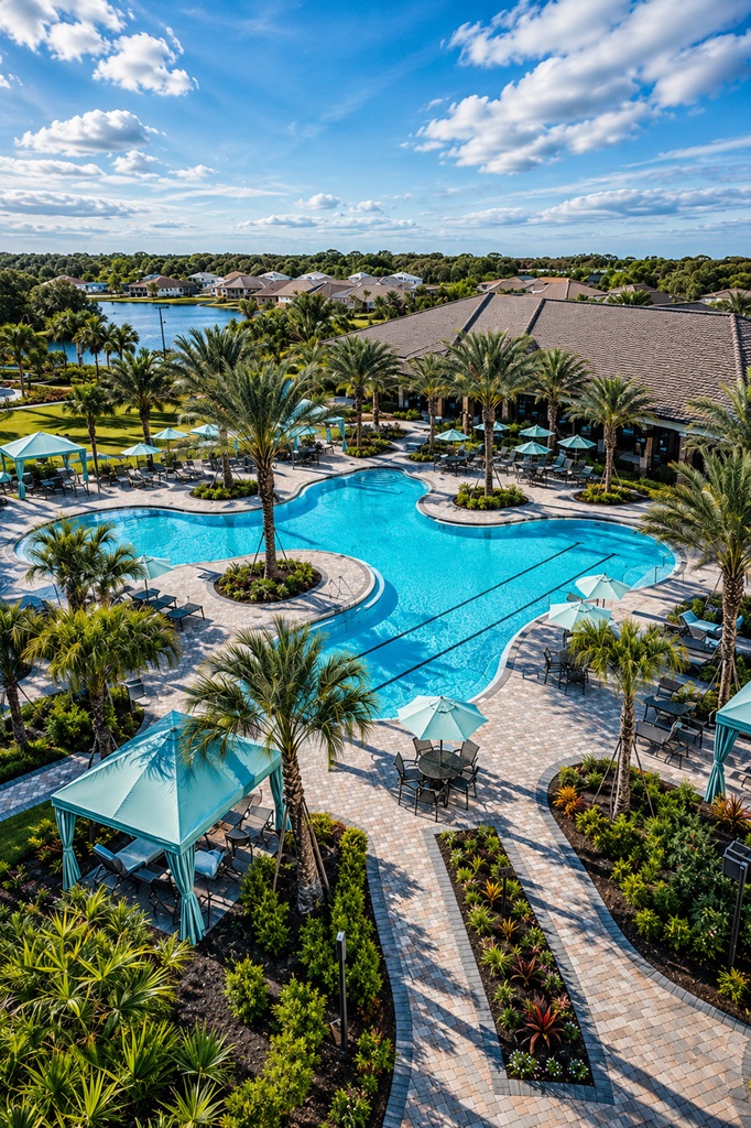 Esplanade by the Islands Wellness Center Naples Florida FontanaShowers project