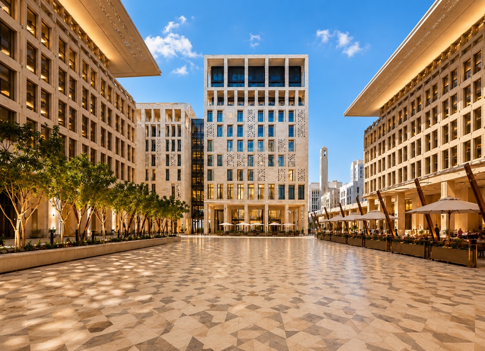 Mandarin Oriental Doha commercial hospitality project using FontanaShowers bathroom fixtures