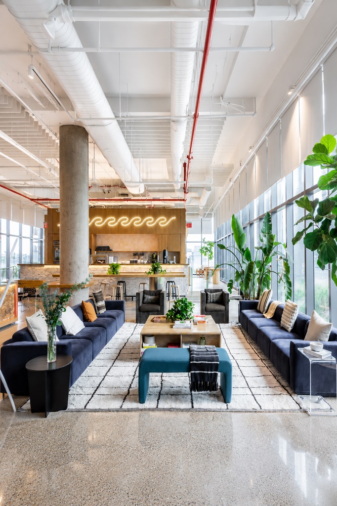 WeWork New York commercial touchless restroom project