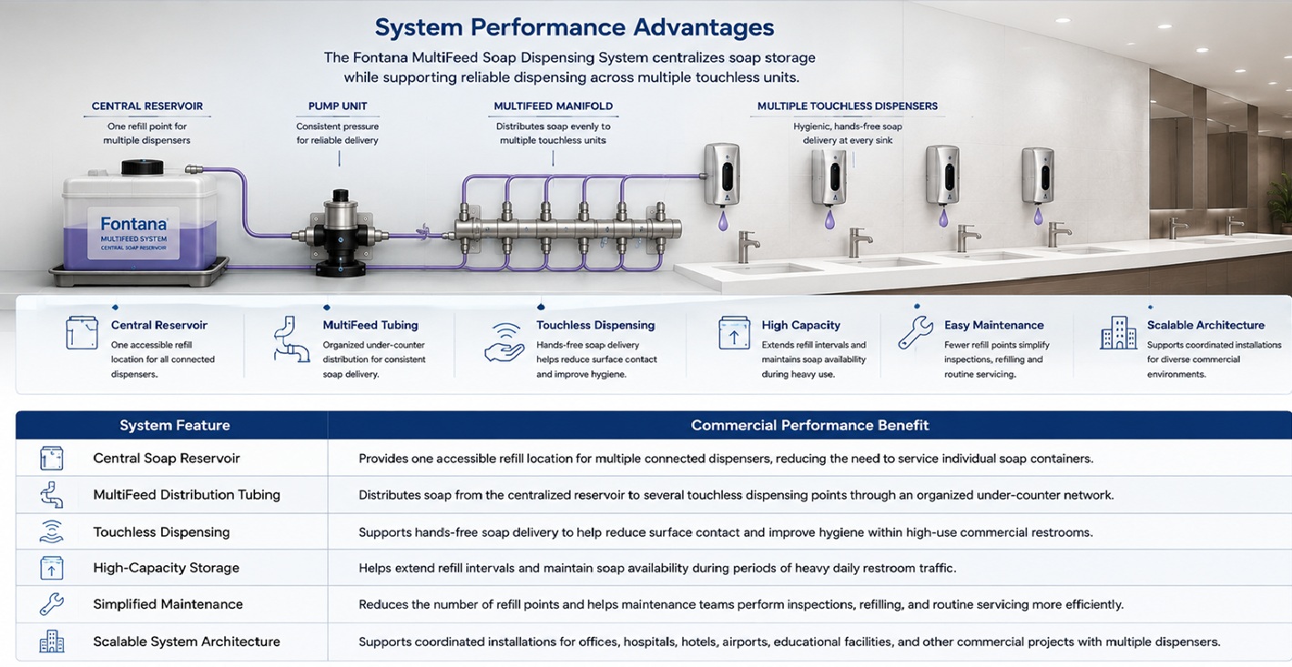 Fontana MultiFeed System Performance Advantages
