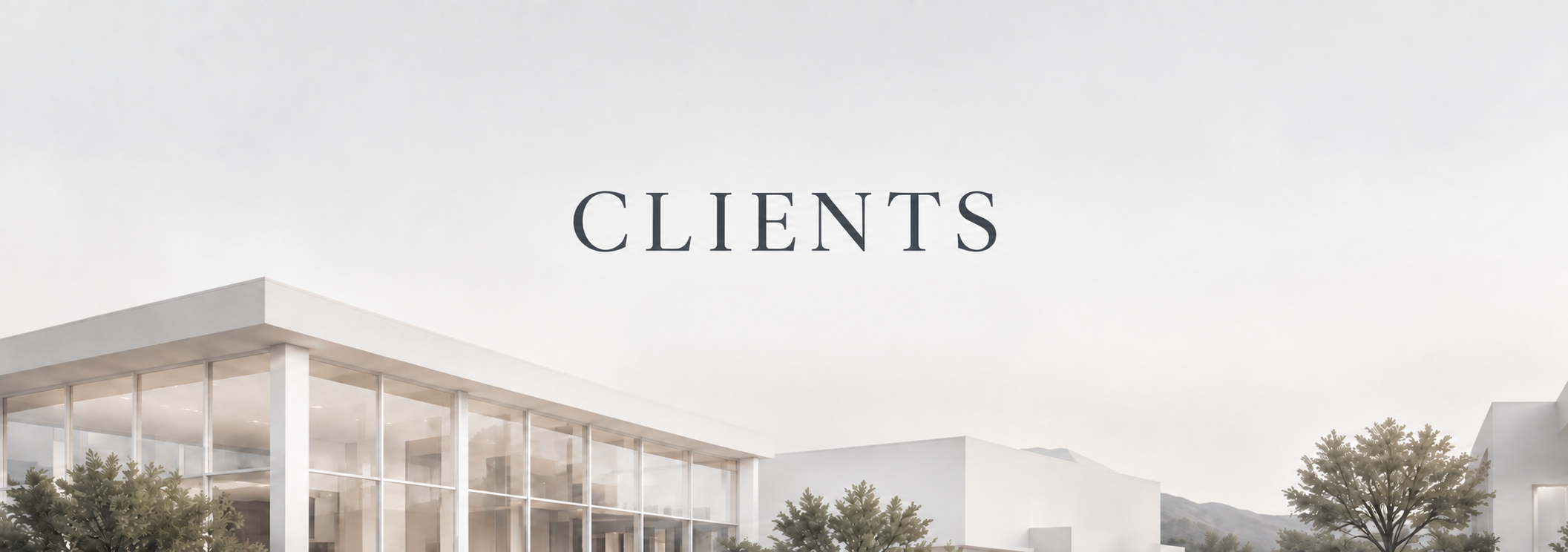 Contemporary glass architecture