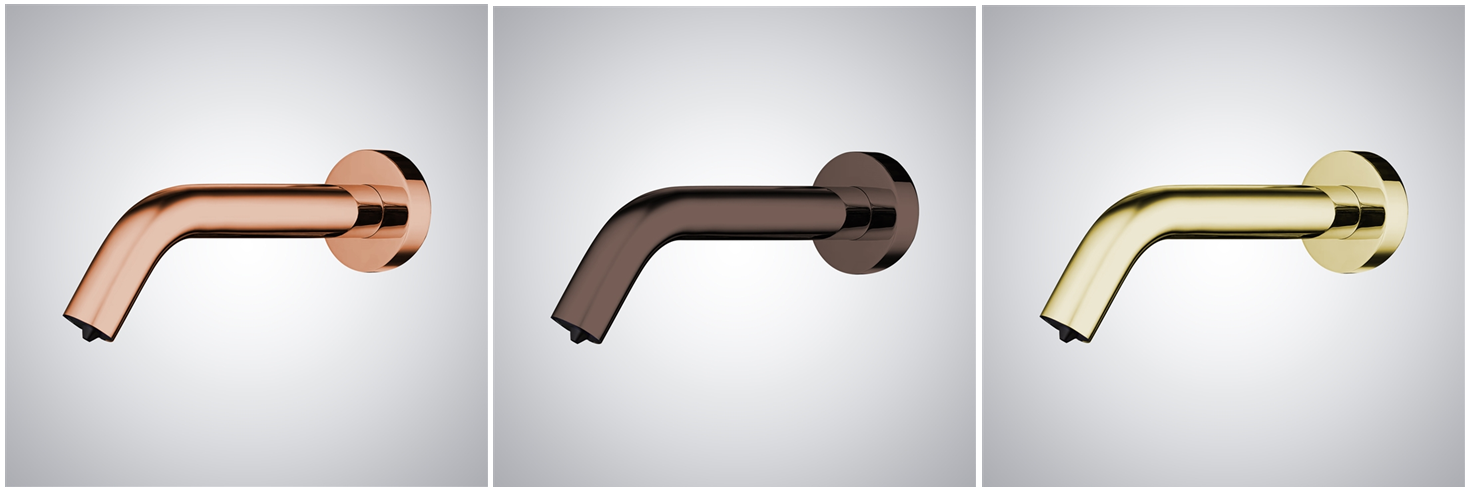 Fontana Le Havre Gold Wall Mount Automatic Soap Dispenser