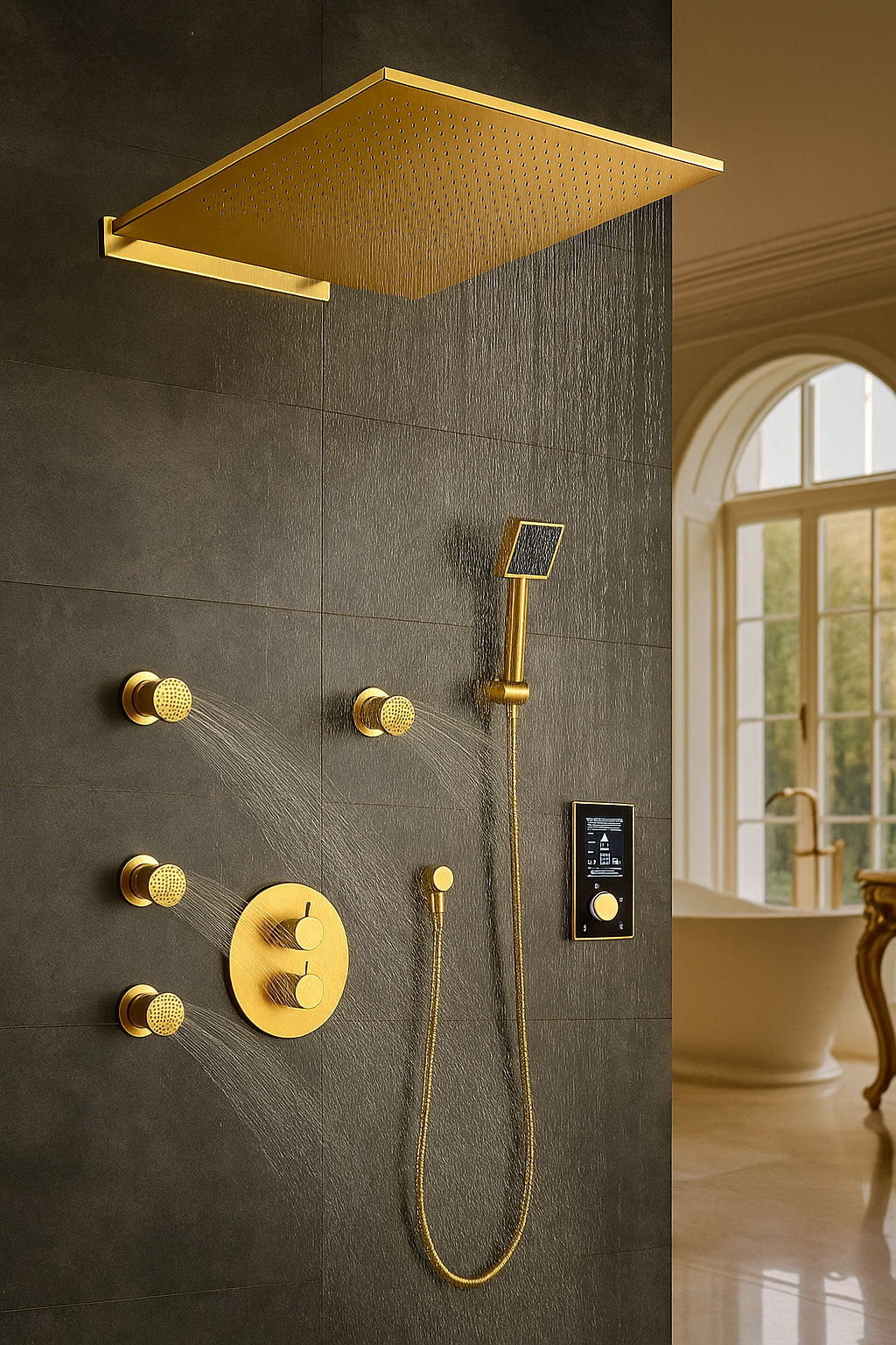 Specification grade shower system with code compliant tested performance