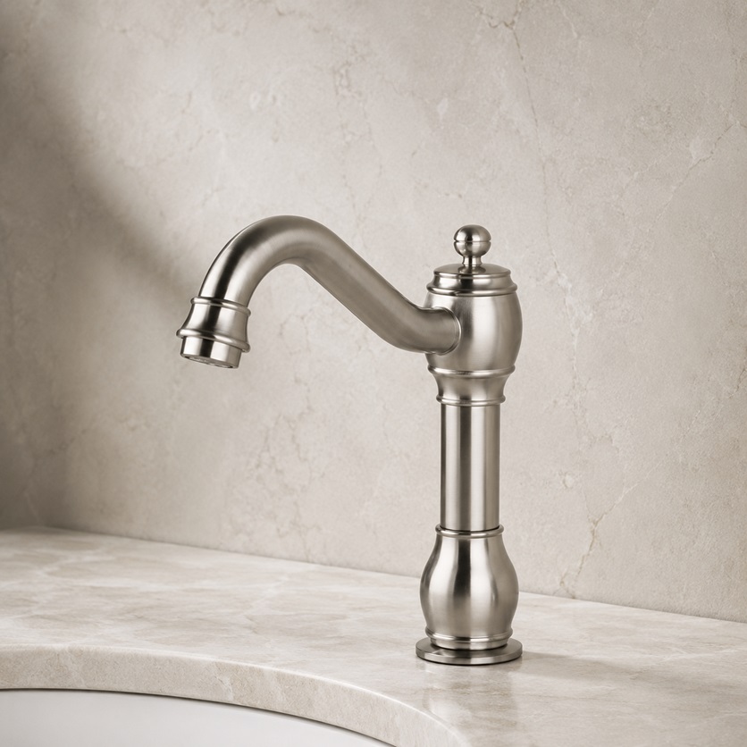 Restroom Commercial Brushed Nickel Touchless/ Hands Free Faucet