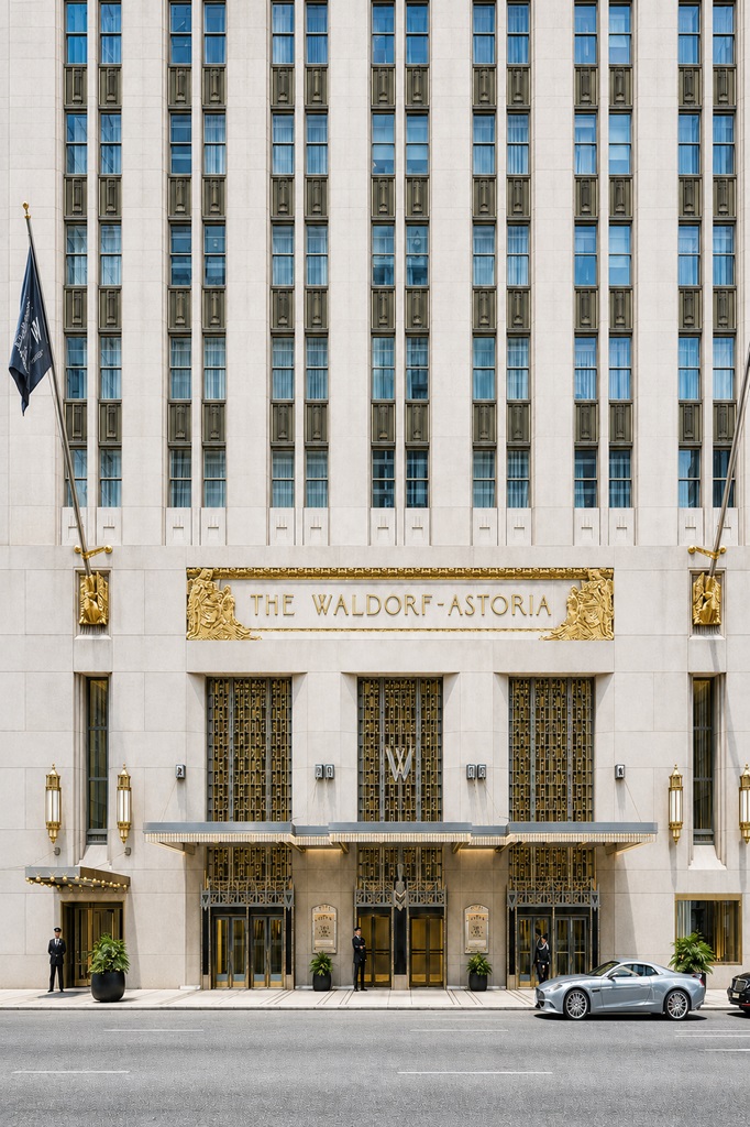 Waldorf Astoria New York FontanaShowers luxury bathroom fixture project