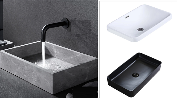 Public Restroom Touchless Faucet and Vessel Sink Combo