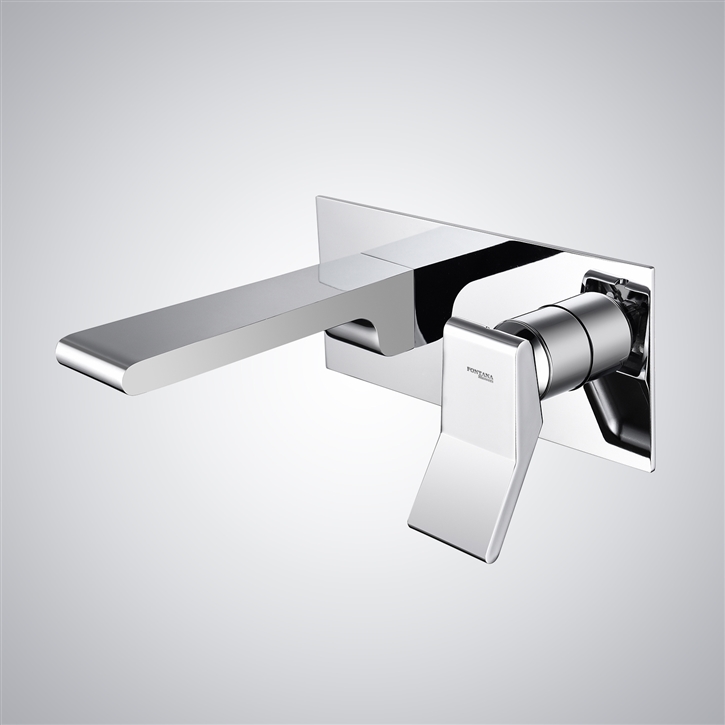 Fontana Navia Chrome Luxury Waterfall Basin Faucet