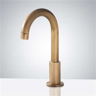Antique Brass Commercial Touchless Infrared Sensor Faucet