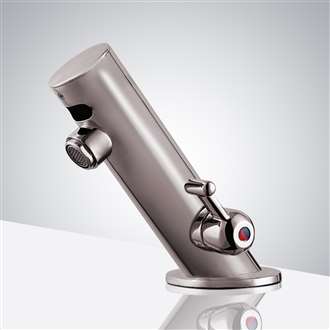 Fontana Leo brushed nickel temperature control commercial automatic sensor faucet FB513