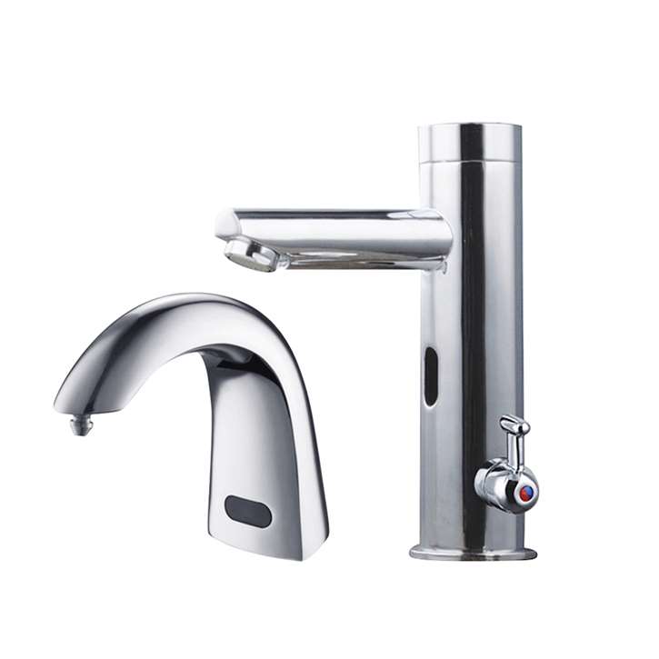 Fontana Florence Thermostatic Commercial Sensor Faucet with Automatic Sensor Soap Dispenser in Chrome