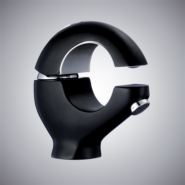 Fontana Monarc Matte Black  Bathroom Faucet