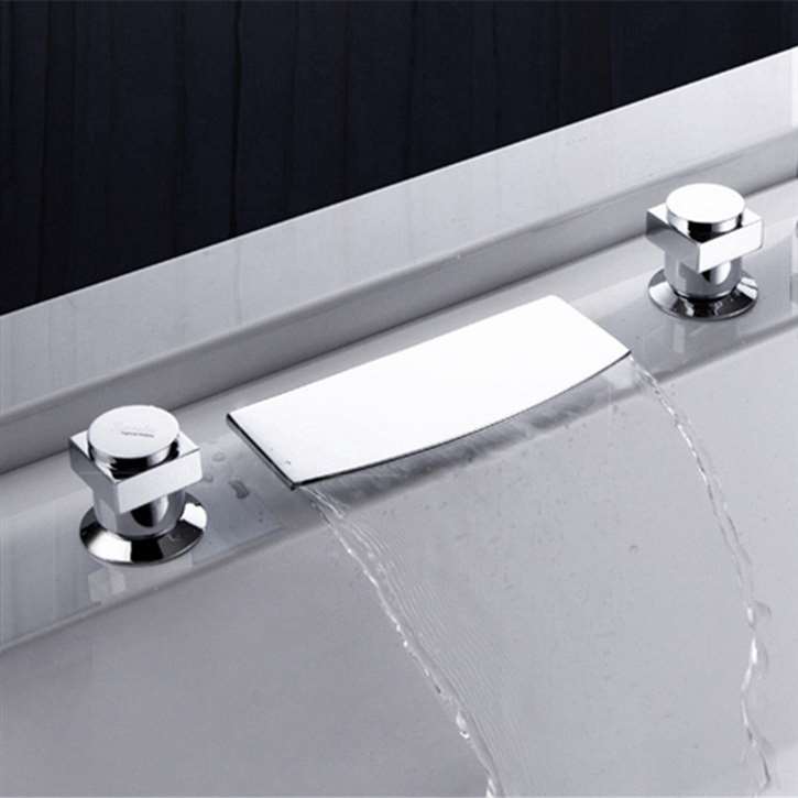 Fontana Penne Waterfall Bathtub Faucet with Hand Shower