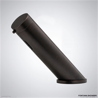 Fontana Denver Commercial Deck Mounted Automatic Soap Dispenser In Oil Rubbed Bronze Finish