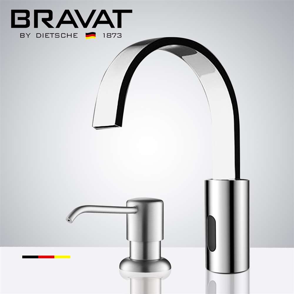 Fontana Sensor Faucet with Manual Soap Dispenser