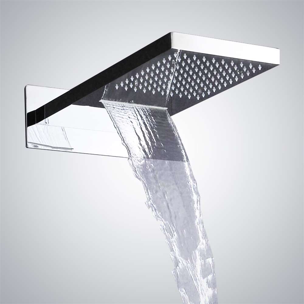 Chrome Finish Rain Shower Head