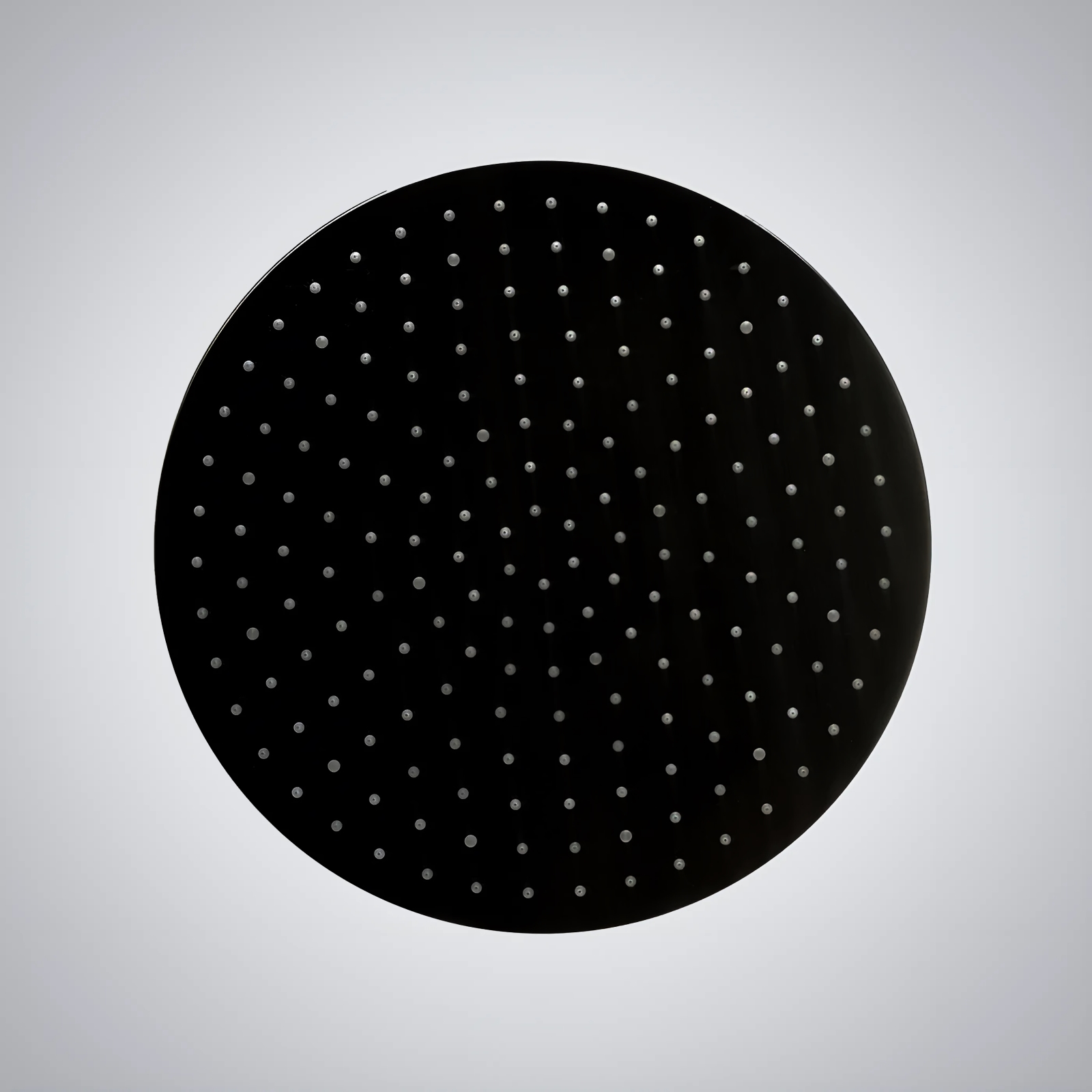 10 Inch Matte Black Round Rain Shower Head with Handheld Shower