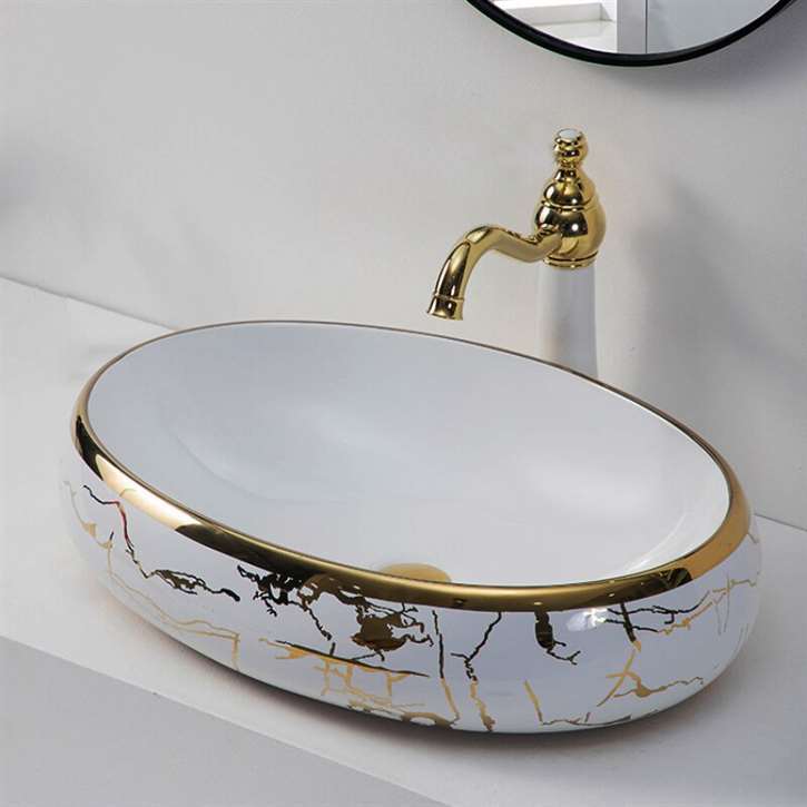 Touchless Faucet Combo and Vessel Sink Set