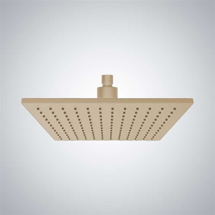 Fontana Champange Square LED Rain Shower Head