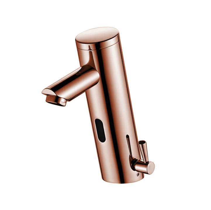 Fontana Commercial Temperature Control Rose Gold Thermostatic Automatic Touchless Sensor Faucet